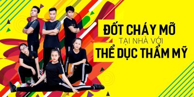 Đốt cháy mỡ tại nhà với nhảy hiện đại - Trung tâm thể dục thẩm mỹ Duyên Dáng Việt