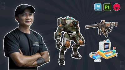 Tự học 3D Hard Surface - Khóa học 3D dành cho người mới - Vũ Mạnh Cường