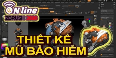 Làm chủ nhanh chóng Zbrush với khóa học thiết kế mũ bảo hiểm - Phan Xuân Hòa
